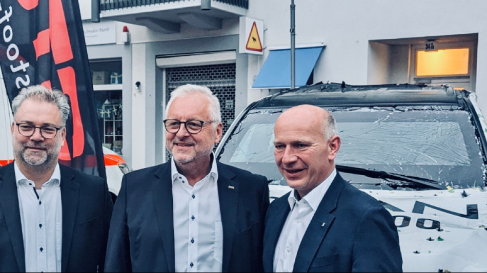 STOOF INTERNATIONAL: Fred Stoof, le maire de Berlin, Kai Wegner et la forteresse roulante "TROJAN"