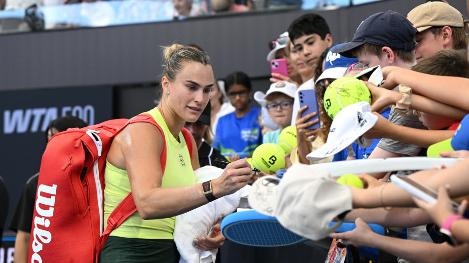 Brisbane, Sabalenka domina la Keys e va in semifinale
