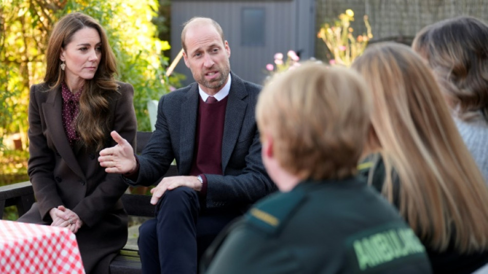 Premi&egrave;re visite publique de Kate et William depuis la fin de la chimioth&eacute;rapie de la princesse