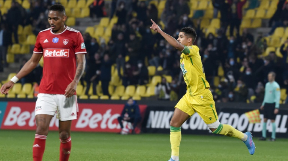 Coupe de France: Nantes file en quarts sur un doubl&eacute; de Blas