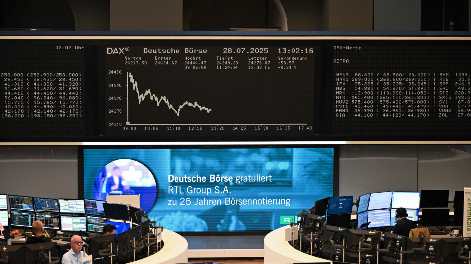 Borsa: l'Europa chiude in calo con il caos sui dazi, Francoforte -1%