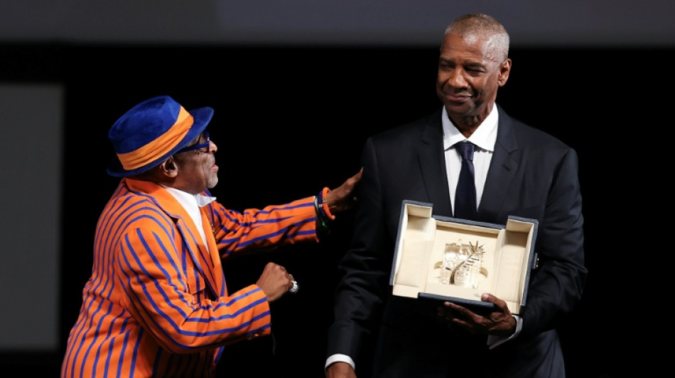 Denzel Washington recibe una Palma de Oro honorífica por sorpresa en Cannes