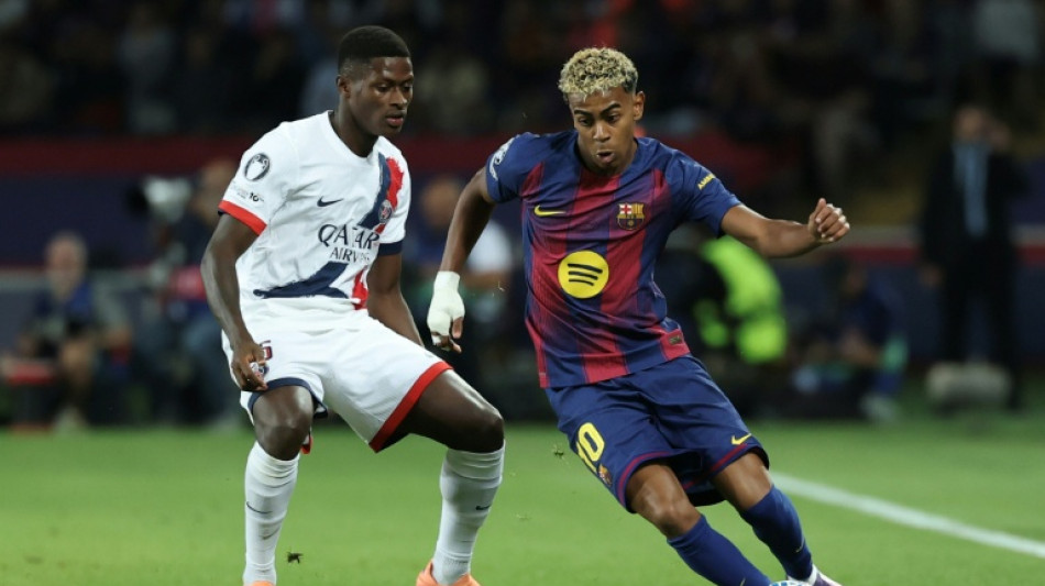 Ligue des champions: Lamine Yamal vs Nuno Mendes, g&eacute;nial duel au coeur de Bar&ccedil;a/PSG