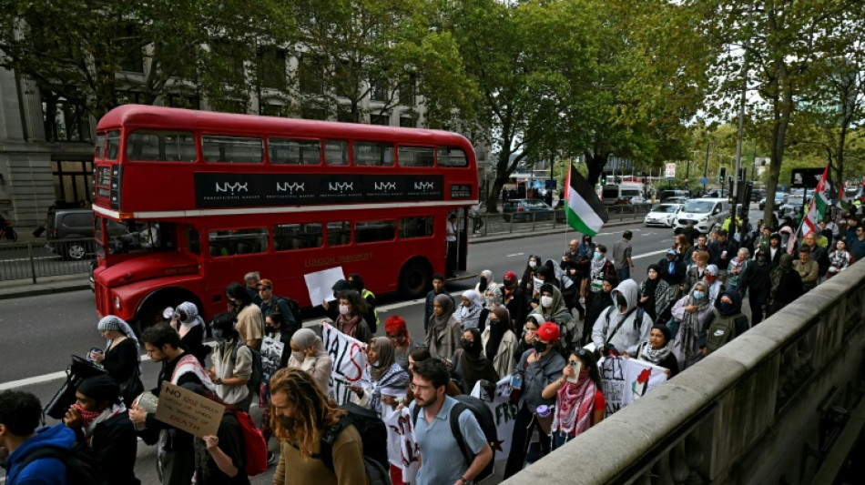 Trotz Kritik von Starmer: Tausende bei pro-pal&auml;stinensischen Protesten in Gro&szlig;britannien