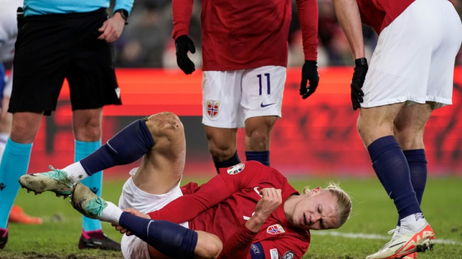 Haaland to sit out Scotland clash due to foot injury