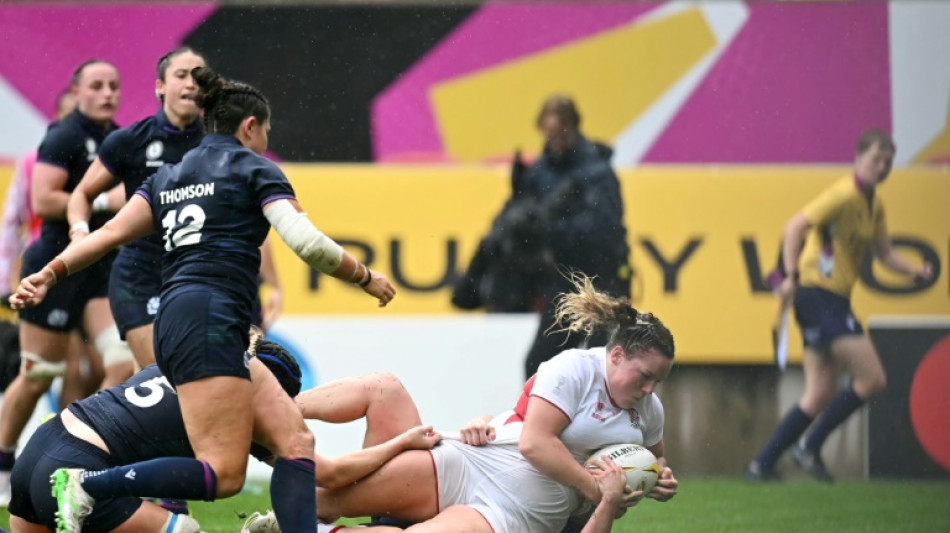Record-breaking England crush Scotland to reach Women's Rugby World Cup semi-finals