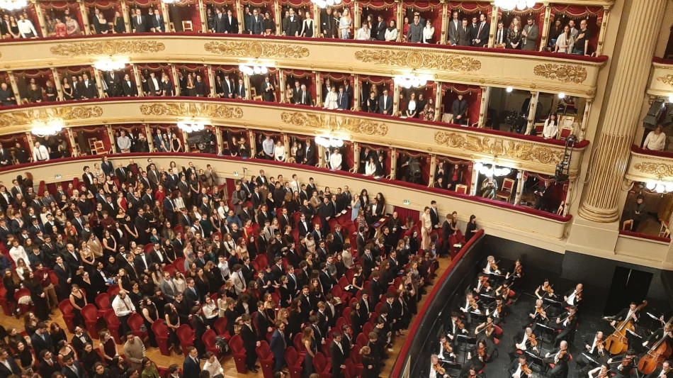 25 aprile: manifestazione si chiude alla Scala, concerto soldout