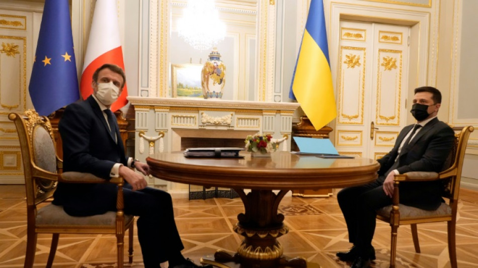 Macron voit des "solutions concrètes" à la crise russo-ukrainienne