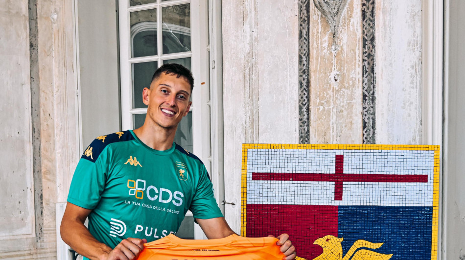 Calcio: Genoa; Gollini &egrave; il nuovo portiere rossobl&ugrave;