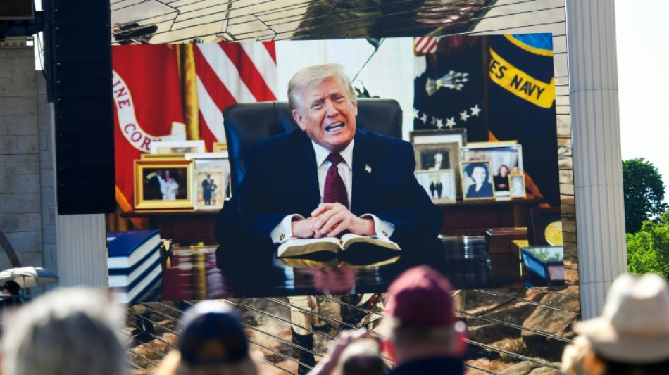 L'Am&eacute;rique trumpiste c&eacute;l&egrave;bre ses racines chr&eacute;tiennes &agrave; Washington