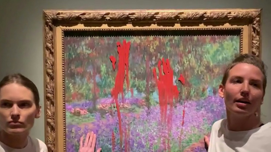 Beschmiertes Monet-Gem&auml;lde in Schweden nicht besch&auml;digt 