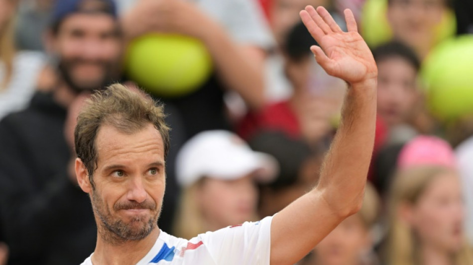 Tennis: au terme d'une "belle &egrave;re", Gasquet "heureux" de sa carri&egrave;re