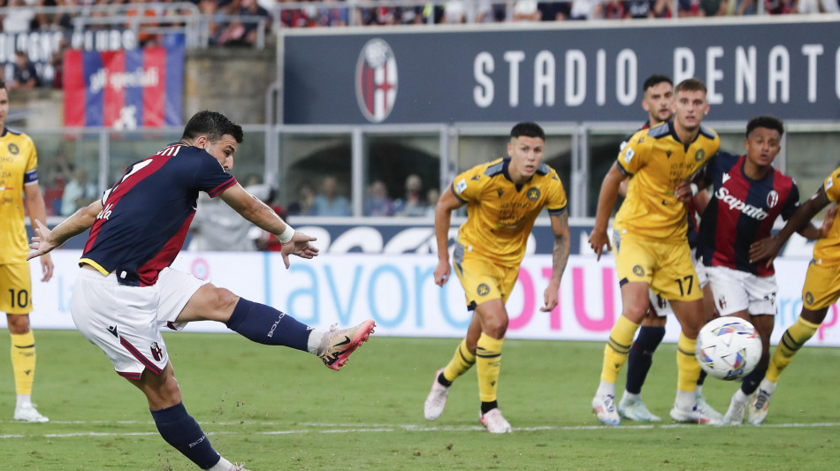 Il Bologna spreca, l'Udinese ne approfitta. Al Dallara &egrave; 1-1
