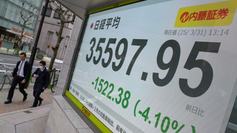 Japan's Nikkei leads hefty equity market losses; gold hits record