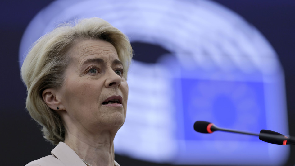 Von der Leyen: 'Dazi Usa colpo a economia, Ue pronta a reagire'