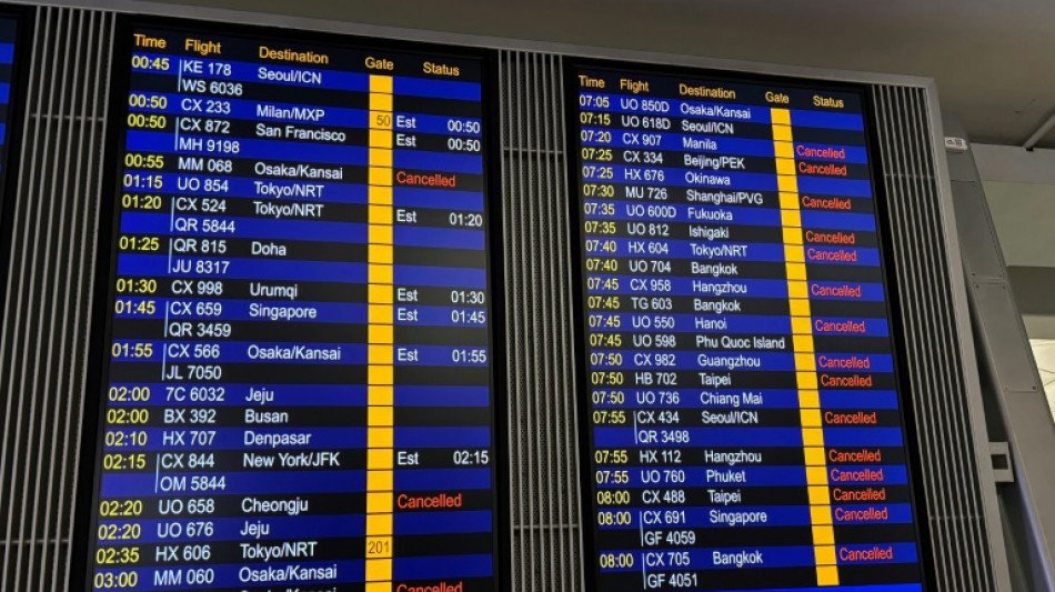 Hong Kong ferme les écoles et suspend les vols à l'approche du typhon Wipha