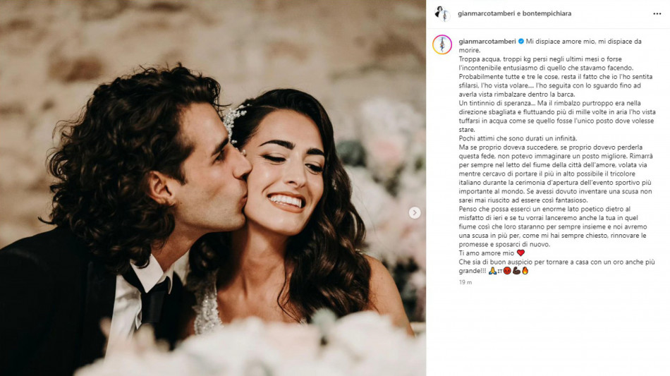Scuse di Tamberi a Chiara, la fede resta nella citt&agrave; dell'amore