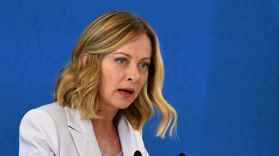 Meloni, 'confondere la pace con soggiogazione &egrave; pericoloso'