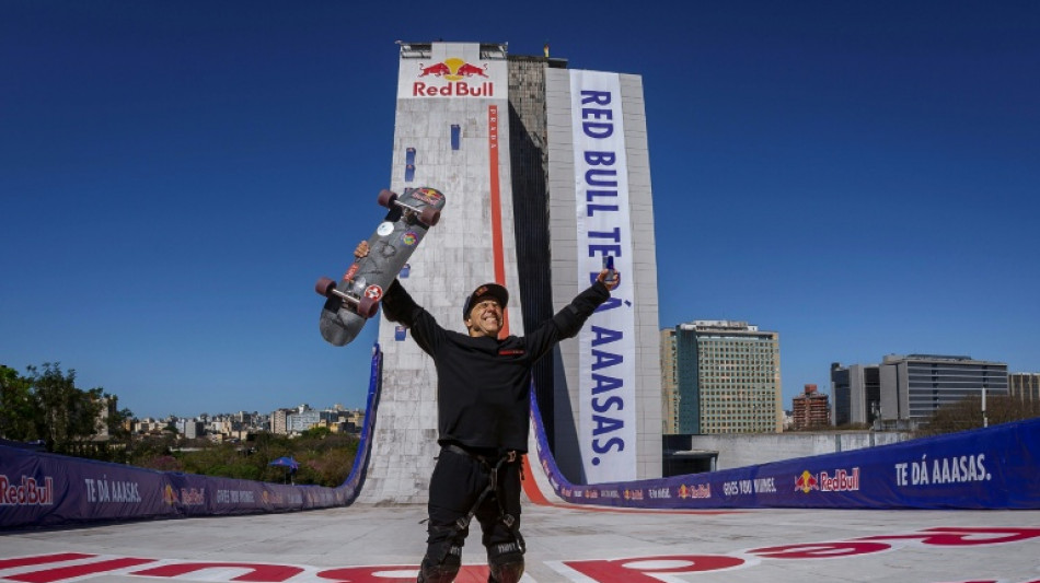 'Almost impossible': Brazilian skater Sandro Dias makes history on mega ramp