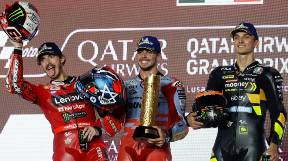 Di Giannantonio wins Qatar MotoGP as Bagnaia closes in on title  