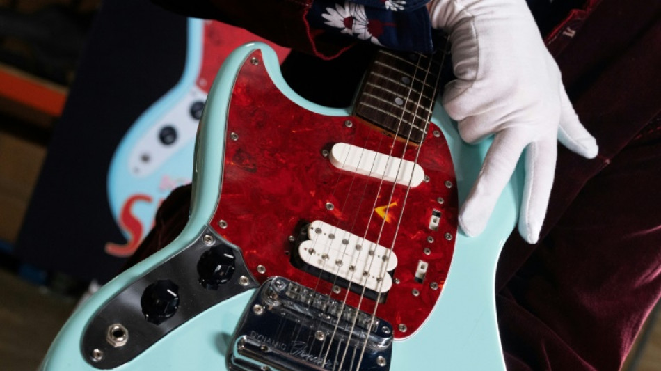 Guitar from Kurt Cobain's last tour fetches over $1.5 mn