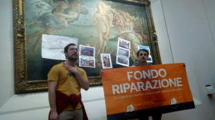 Climate protesters target Botticelli painting in Florence