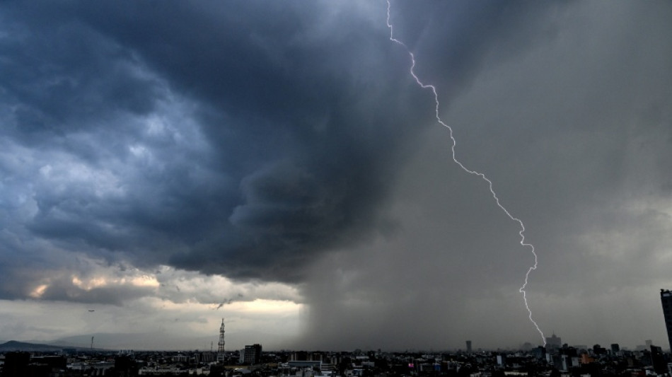 Fuertes lluvias rompen un récord en Ciudad de México
