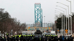 Kanadische Polizei räumt von Lkw-Fahrern blockierte Grenzbrücke