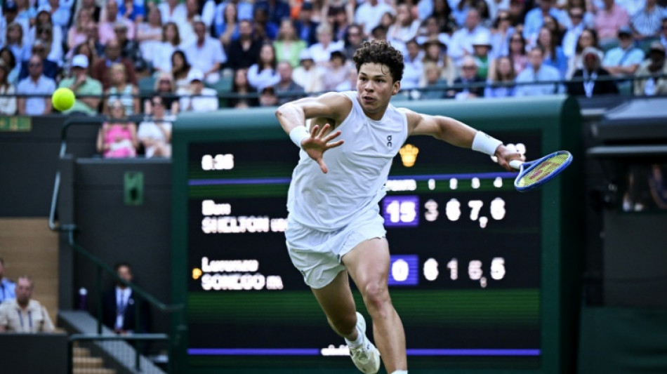 Ben Shelton avança pela 1ª vez às quartas de final de Wimbledon