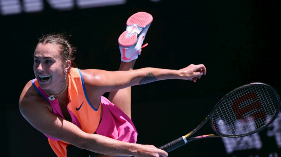 'Super-happy' Sabalenka shines as Alcaraz gets set at Australian Open