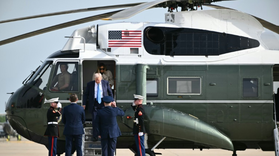 Trump dans l'avion pour Rome, premier voyage &agrave; l'&eacute;tranger de son mandat