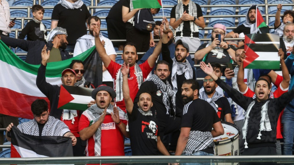 Palestinians fly flag in emotional World Cup qualifier