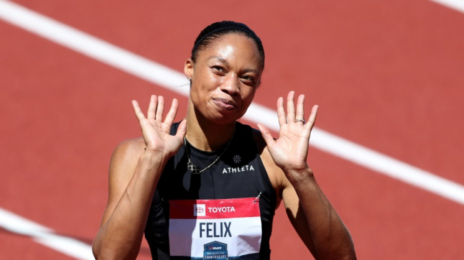 Mondiaux d'athl&eacute;tisme: les adieux de Felix, temps fort du premier jour