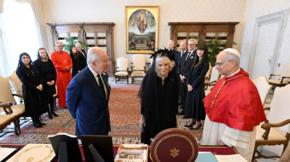 King Charles, Pope Leo pray together in historic first
