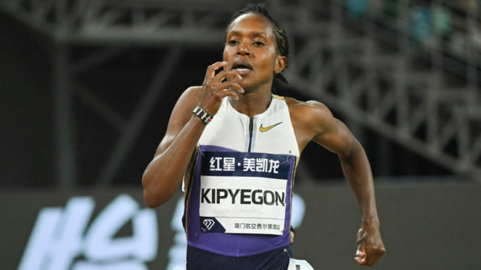Athl&eacute;tisme: la K&eacute;nyane Faith Kipyegon s'attaque &agrave; la barri&egrave;re des quatre minutes au mile