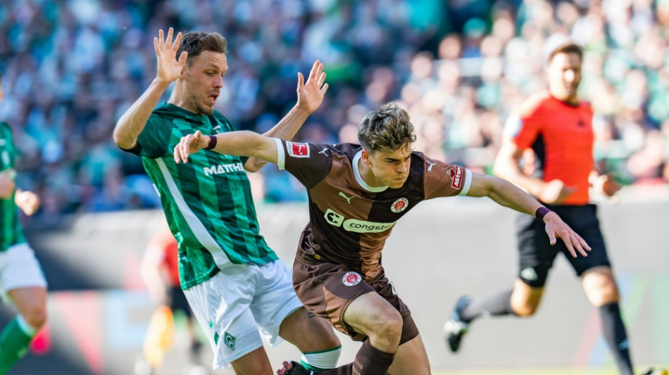 Erster R&uuml;ckschlag seit langem: Werder stolpert &uuml;ber St. Pauli