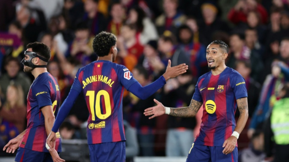 Raphinha double stretches Barca's Liga lead in Osasuna win