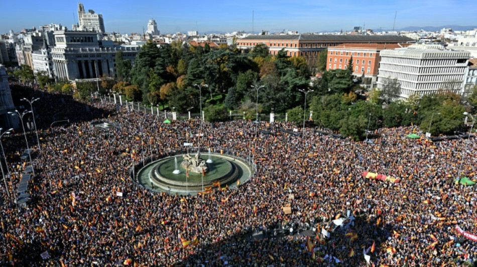 Madri tem grande manifestação contra anistia de Sánchez ao separatismo catalão