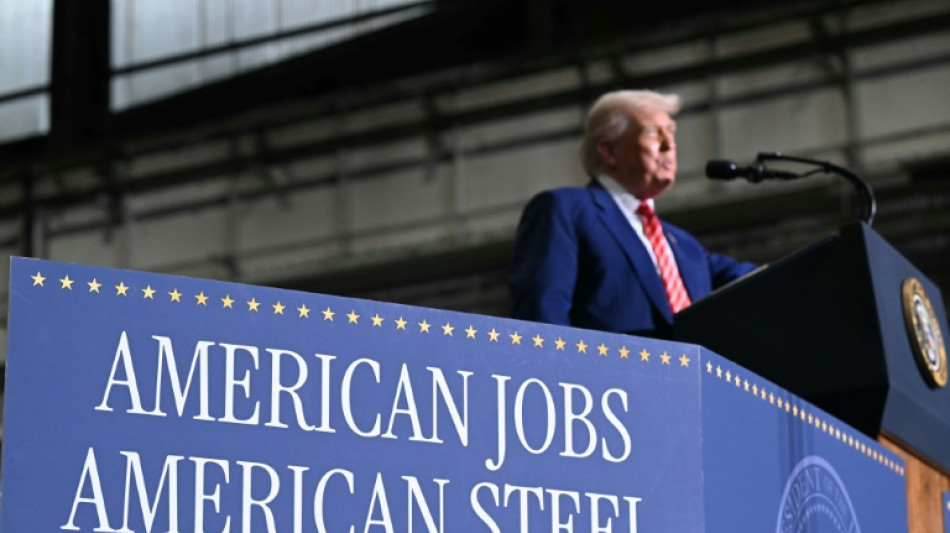 Trump says to double steel tariff to 50%