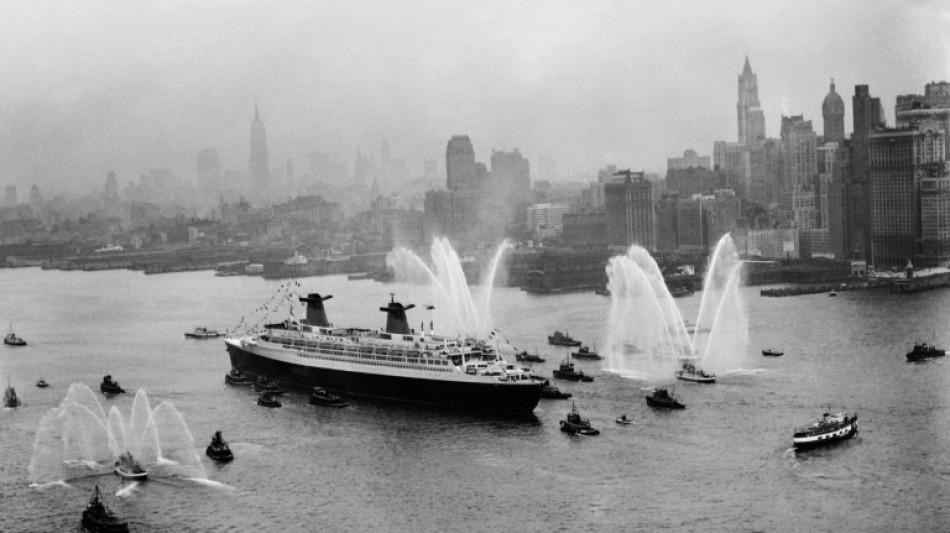 Il y a 60 ans, la premi&egrave;re arriv&eacute;e triomphale du "France" &agrave; New York