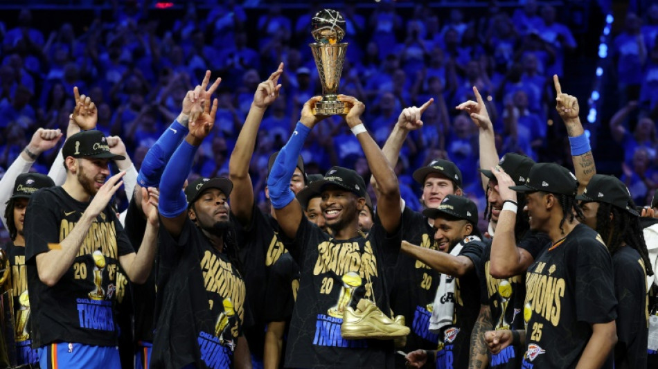 Oklahoma City gana su primer título en un dramático último partido ante Indiana