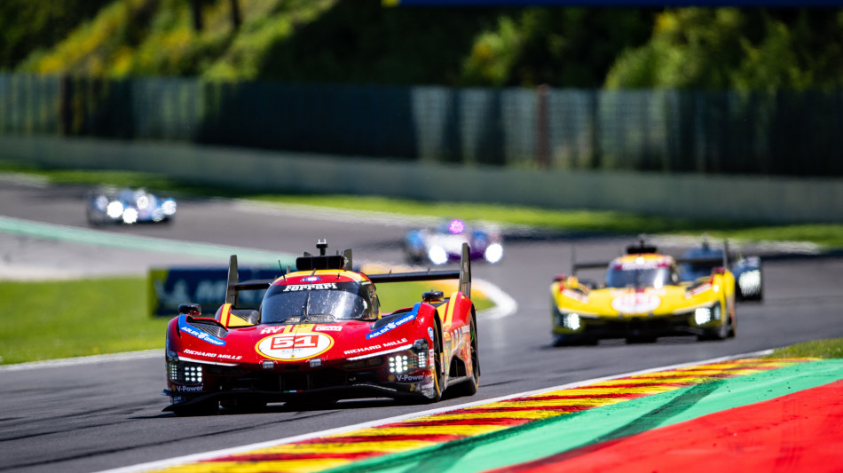 Auto: Fia Wec; a Spa la Ferrari vince la terza gara consecutiva