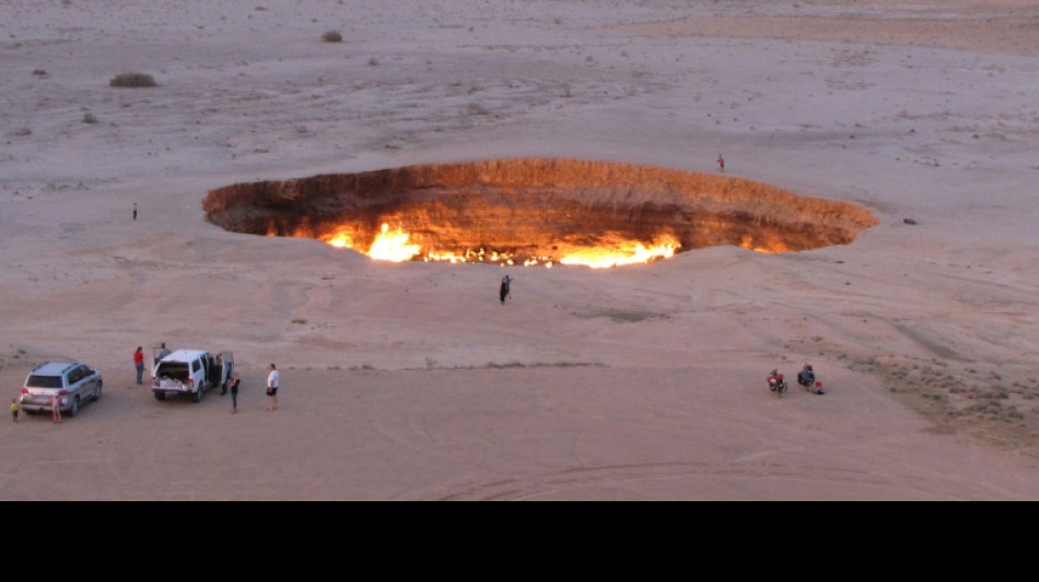 Turkmenistan reduces 50-year fire dubbed 'Gateway to Hell'