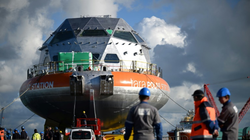 La station polaire de Tara baptis&eacute;e &agrave; Lorient