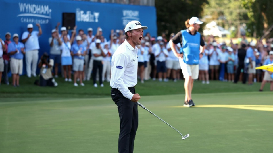 Brennan captures Wyndham crown for second PGA win