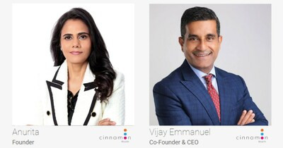 Anurita, Founder of Cinnamon and Vijay Emmanuel, Co-Founder & CEO of Cinnamon